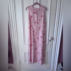 Women’s Liz Claiborne Petite Floral Print Sleeveless Maxi Dress Size 12Petite